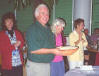 Bob Jackman with pottery bowl