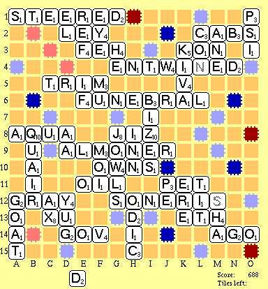 Final board position